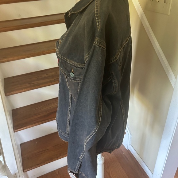 Vintage New Old Stock Levi's Men's Trucker Jacket Rust 705070604 Men’s Medium - Picture 4 of 13